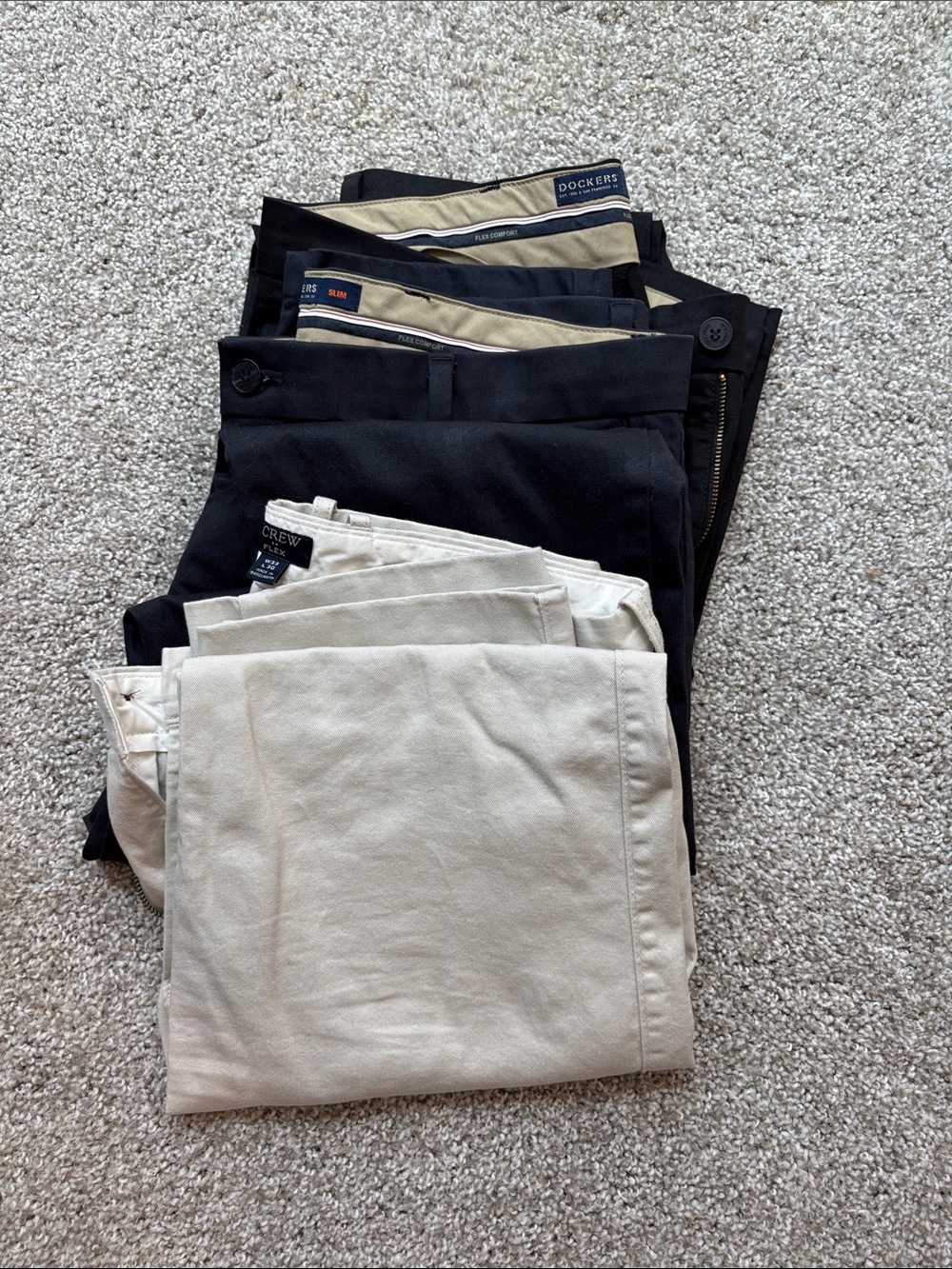 Men’s Chino Pants Lot of 3 | Dockers and J. Crew Flex | size 33